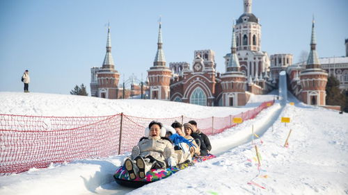 悟空归来，雪雕现身哈尔滨——冬日里的奇幻之旅